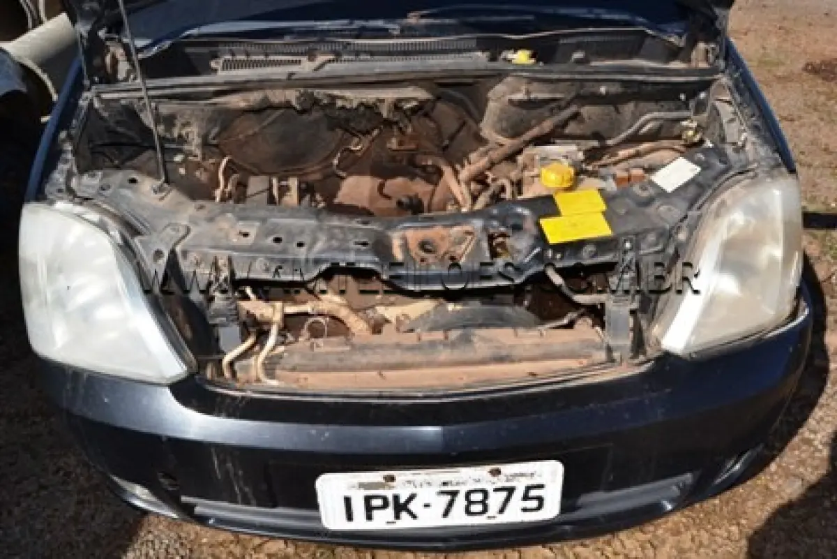 LOTE 018 - Automóvel Meriva, Marca GM, modelo Joy, ano de fabricação 2008, modelo 2009, chassi nº 9BGXL75809C144150, cor preta, Placa IPK 7875
