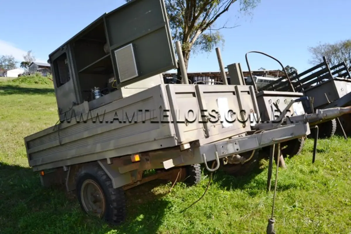 LOTE 041 - REBOQUE ESPECIALIZADO GERADOR SM2000, 2 Ton, 2R/ SCATTOLINI ANO: 1998 CHASSI: ZA62M2000TMA00016