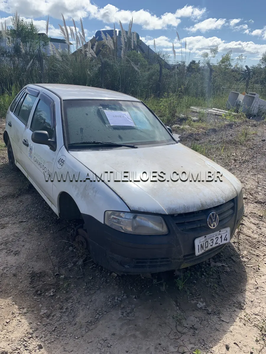 LOTE 004 - MARCA/MODELO: VW/ GOL CITY 1.0, 4ª GERAÇÃO, PLACA: INQ 3214 CHASSI: 9BWCA05W17T069267, FABRICAÇÃO/MODELO: 2006/2007, COMBUSTÍVEL: ÁLCOOL/GASOLINA