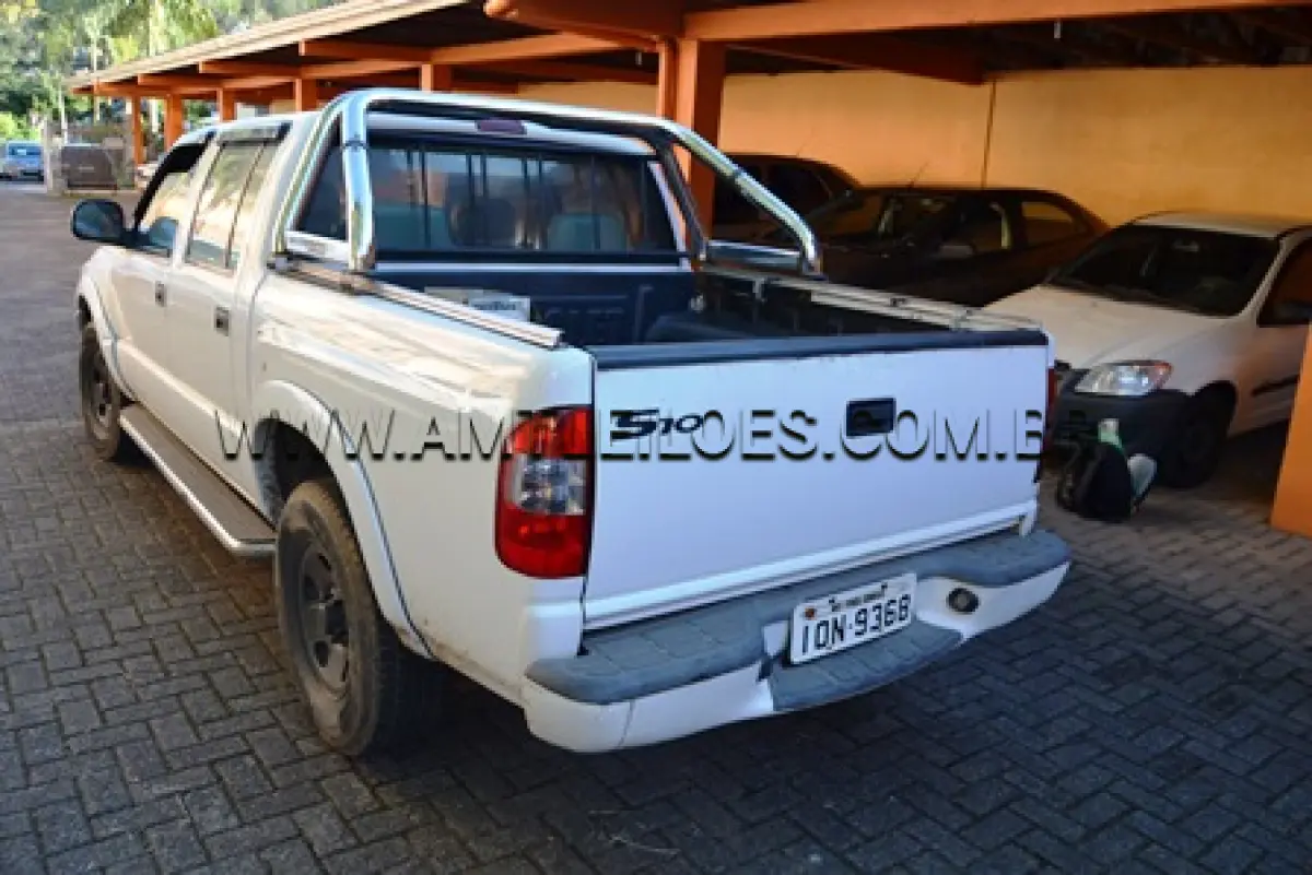 LOTE 010 - GM-CHEVROLET/CAMIONETE S10 ADVANTAGE – CABINE DUPLA, PLACA: ION 9368 ANO/MOD: 2008