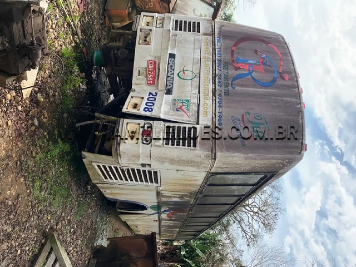 LOTE 039 - MARCA/MODELO: SCANIA/ONIBUS K112CL PLACAS: CQH 7566 ANO: 1989  RENAVAM: 422467340 *Em nome de terceiro.