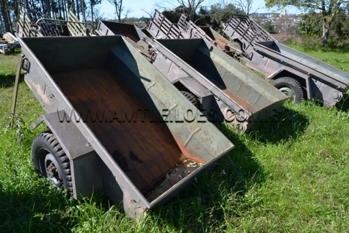 LOTE 065 - REBOQUE, VTNE CARGA ANFÍBIA/ MARCA SANVAS, MODELO MK 250W, ¼ Ton, 2 RODAS ANO: 1974 CHASSI: 073075