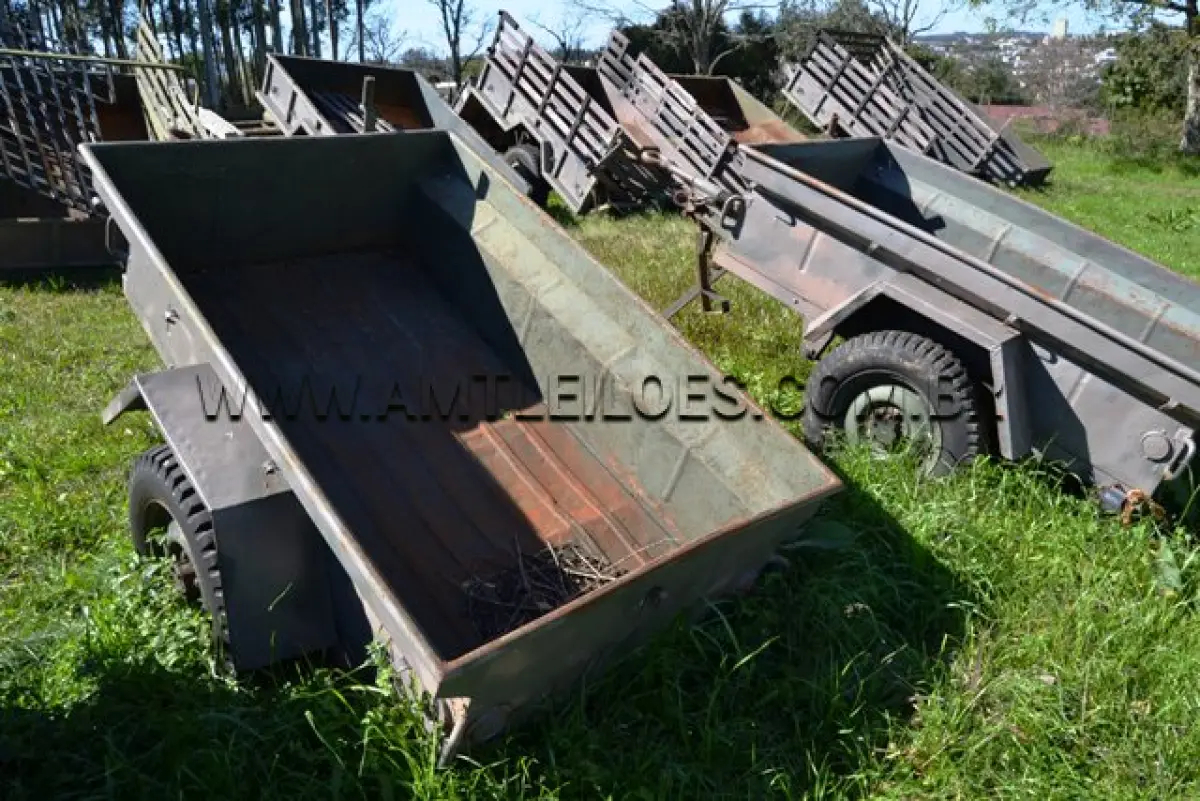 LOTE 064 - REBOQUE, VTNE CARGA ANFÍBIA/ MARCA SANVAS, MODELO MK 250W, ¼ Ton, 2 RODAS ANO: 1974 CHASSI: 074075