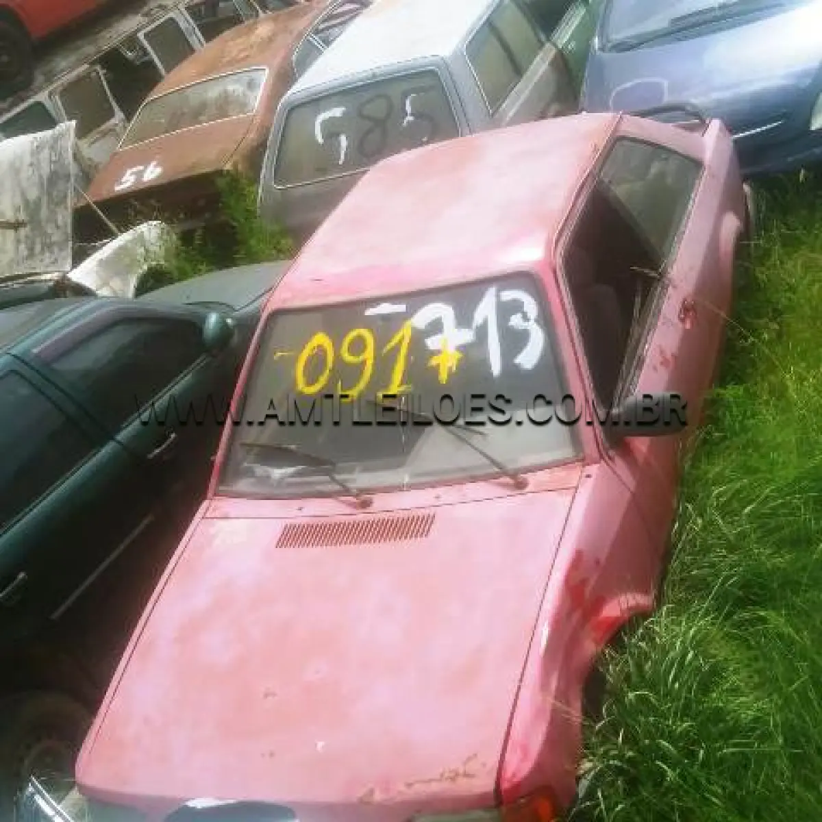 LOTE 091 - SUCATAS: FIAT/UNO ELECTRONIC, ANO: 1995/1995, PLACA: LXC4245; FIAT/PREMIO S (+), ANO: 1988/1988, PLACA: IAU2878; FORD/ESCORT L (+), ANO: 1987/1987, PLACA: IEC6042; VW/LOGUS GLI 1.8 (+), ANO: 1994/1994, PLACA: BZN2514; FORD/DEL REY GL (+), ANO: 1985/1985, PLACA: IBX4381