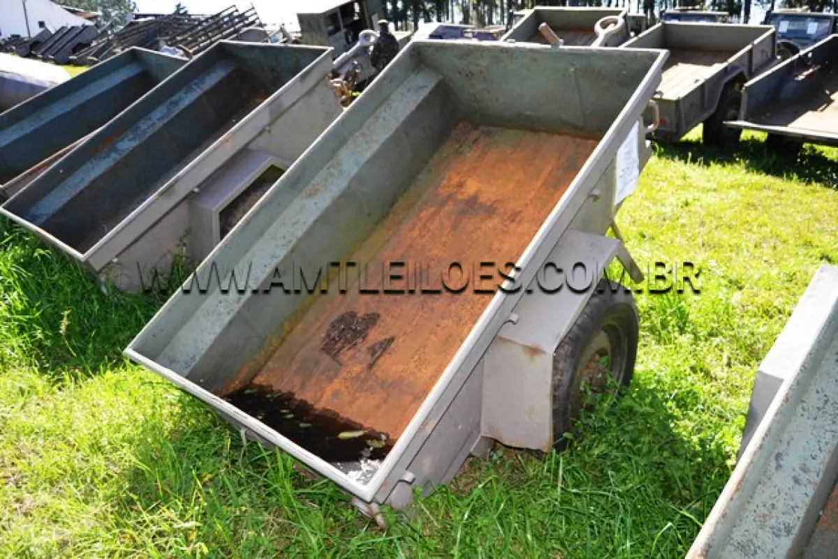 LOTE 065 - REBOQUE, VTNE CARGA ANFÍBIA/ MARCA SANVAS, MODELO MK 250W, ¼ Ton, 2 RODAS ANO: 1974 CHASSI: 073075