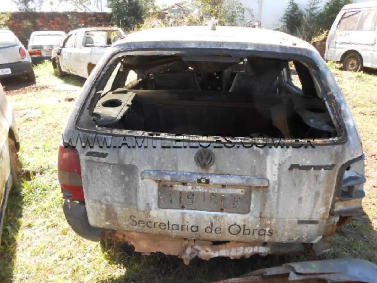 LOTE 019 - MARCA/MODELO: VW/PARATI 16V; ANO/MODELO: 1999