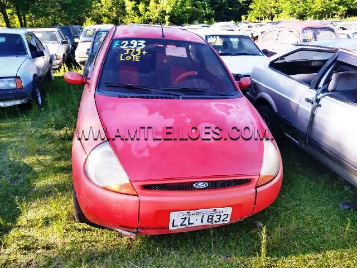 LOTE 329 - SUCATAS: FORD/KA (+), ANO: 1998/1998, PLACA: LZL1832; FORD/ESCORT L (+), ANO: 1994/1994, PLACA: IBL9468; VW/GOL 1000 (+), ANO: 1993/1994, PLACA: IBF6183; VW/POINTER GLI 1.8 (+), ANO: 1995/1995, PLACA: IDB5454; GM/CORSA GL (+), ANO: 1995/1995, PLACA: IDL7024