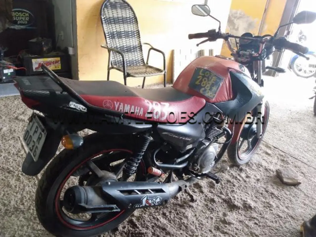 LOTE 288 - YAMAHA/FACTOR YBR125 K, PLACA: IPR0036, 
ANO: 2008/2009