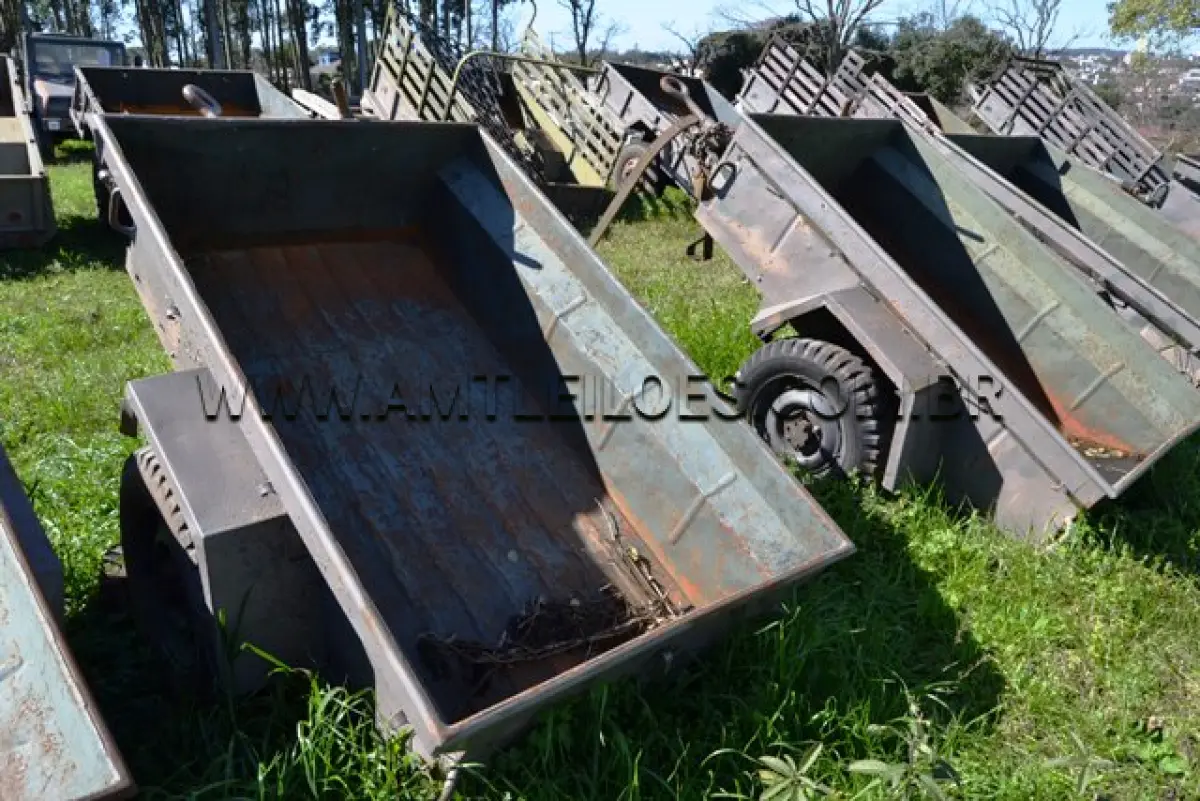 LOTE 066 - REBOQUE, VTNE CARGA ANFÍBIA/ MARCA SANVAS, MODELO MK 250W, ¼ Ton, 2 RODAS ANO: 1974 CHASSI: 062075