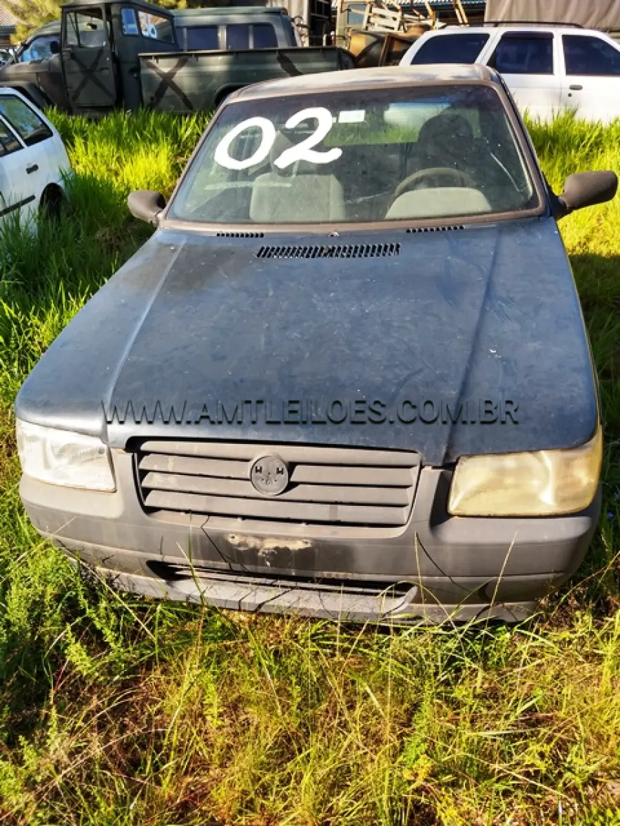 LOTE 002 - MARCA/MODELO: VTP UNO MILLE FIRE; ANO: 2004/2005; 
CHASSI: 9BD15822554650525; PLACAS: IMH-7488; 
MOTOR: 178D9011*6269759*
* DPVAT/2019 – Não pago (valor: R$ 16,15)