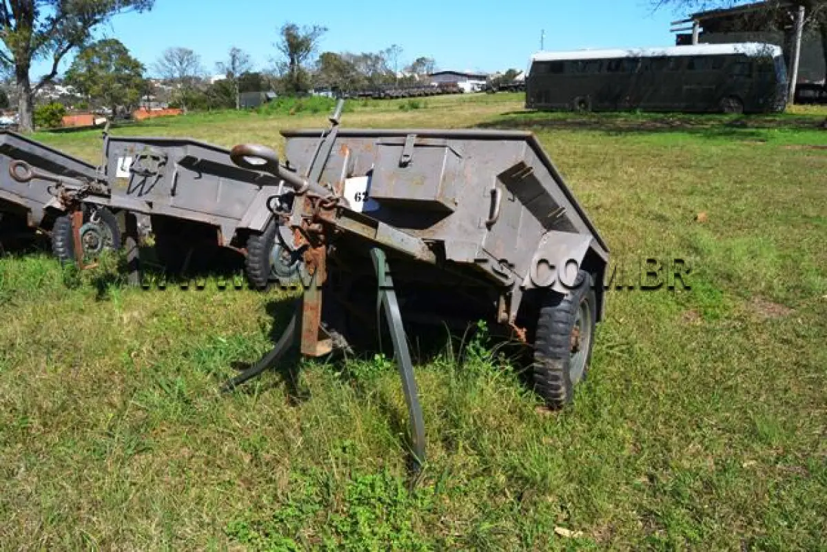 LOTE 062 - REBOQUE, VTNE CARGA ANFÍBIA/ MARCA SANVAS, MODELO MK 250W, ¼ Ton, 2 RODAS ANO: 1974 CHASSI: 070075