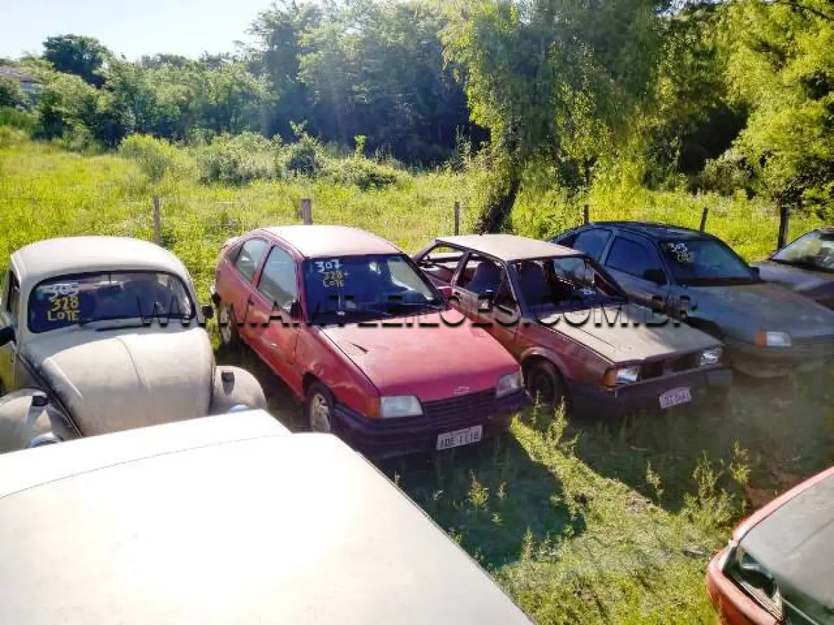 LOTE 328 - VW/VOYAGE, ANO: 1987/1987, PLACA: IDT5646; FIAT/UNO ELECTRONIC (+), ANO: 1994/1994, PLACA: IFG5929; GM/MONZA SL/E (+), ANO: 1985/1985, PLACA: IBO6184; GM/KADETT SL EFI (+), ANO: 1992/1993, PLACA: BKW6480; VW/FUSCA 1300, ANO: 1976/1976, PLACA: IGS8104; GM/KADETT SPORT (+), ANO: 1995/1995, PLACA: IDE1116; FIAT/UNO ELECTRONIC (+), ANO: 1994/1994, PLACA: ALT2810