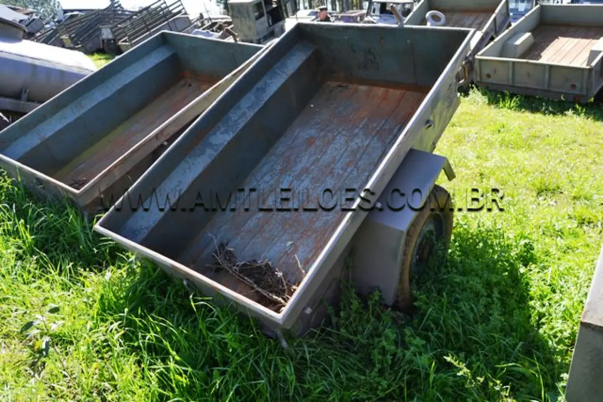 LOTE 066 - REBOQUE, VTNE CARGA ANFÍBIA/ MARCA SANVAS, MODELO MK 250W, ¼ Ton, 2 RODAS ANO: 1974 CHASSI: 062075