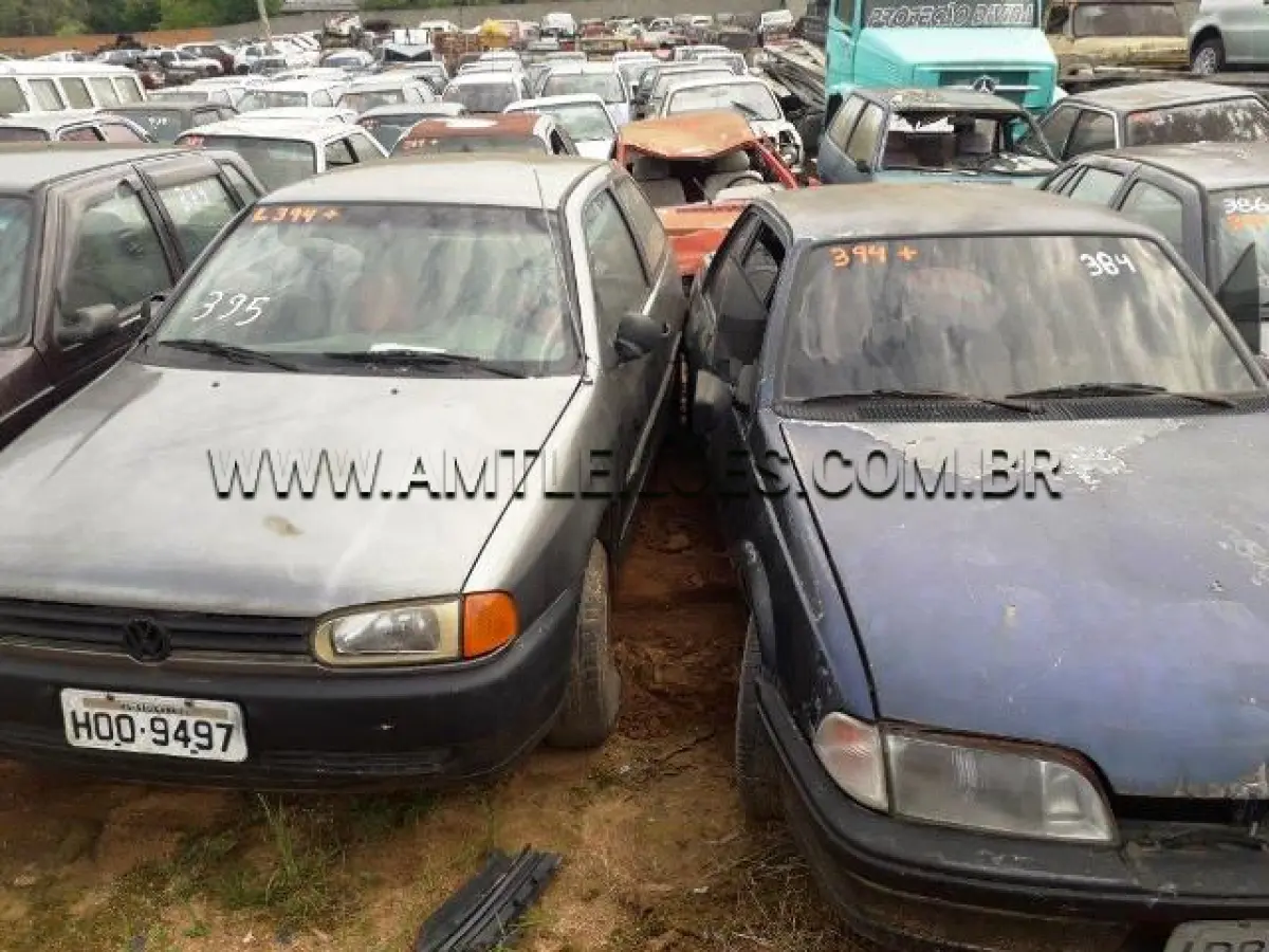 LOTE 394 - SUCATAS: FIAT/UNO ELECTRONIC (+), ANO: 1994/1994, PLACA: MCY3370; FORD/DEL REY GHIA, ANO: 1988/1989, PLACA: IBU4232; GM/MONZA SL/E 2.0 (+), ANO: 1991/1991, PLACA: IDP7403; VW/GOL 16V, ANO: 1998/1999, PLACA: IIJ6318; FIAT/PREMIO S (+), ANO: 1990/1990, PLACA: IBW9063; VW/GOL MI (+), ANO: 1997/1997, PLACA: HOO9497; FIAT/UNO MILLE SMART (+), ANO: 2000/2001, PLACA: IJR7811