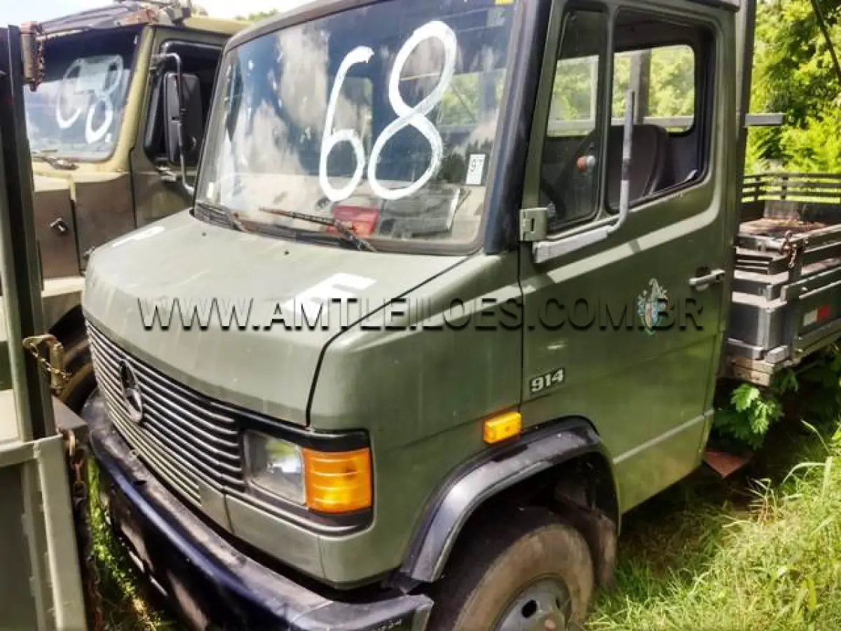 LOTE 068 - CAMINHÃO MERCEDES-BENZ 914- 42,5; 4X2, ANO: 1996/1996, PLACA: IFC 0914, CHASSI: 9BM688133TB089109; MOTOR: 37498010311389;RENAVAM: 656512741; REBOQUE CARGA EMP GE FREIO AR COMP 12040 1 1/2T 2r RODOVIÁRIO