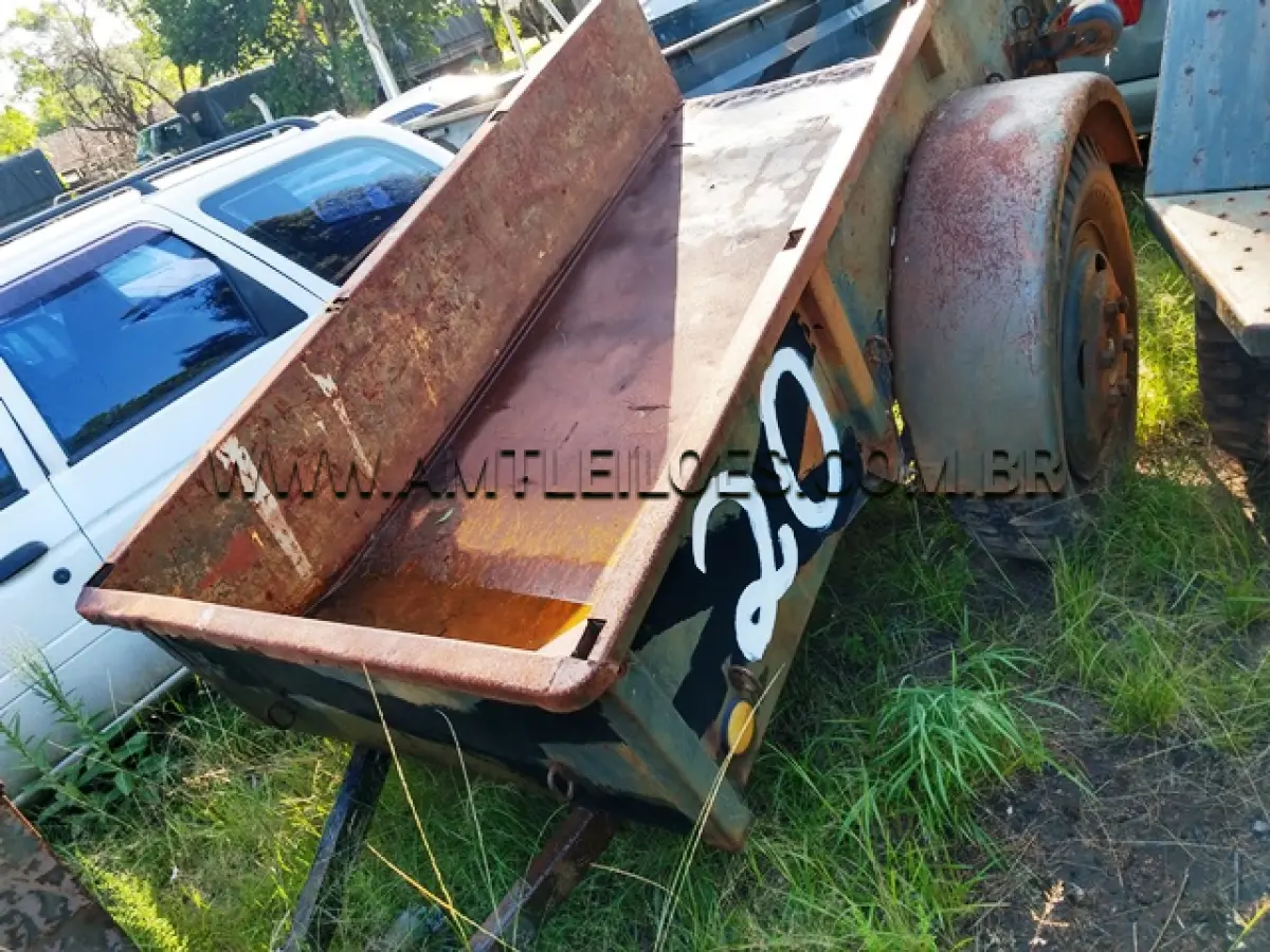 LOTE 020 - MARCA/MODELO: VIATURA REBOQUE ESPECIALIZADO / BANTAN;T6TW6;REBOQUE;1 TON;02 RODAS; CHASSI: 18239; PLACAS: Vtr OP