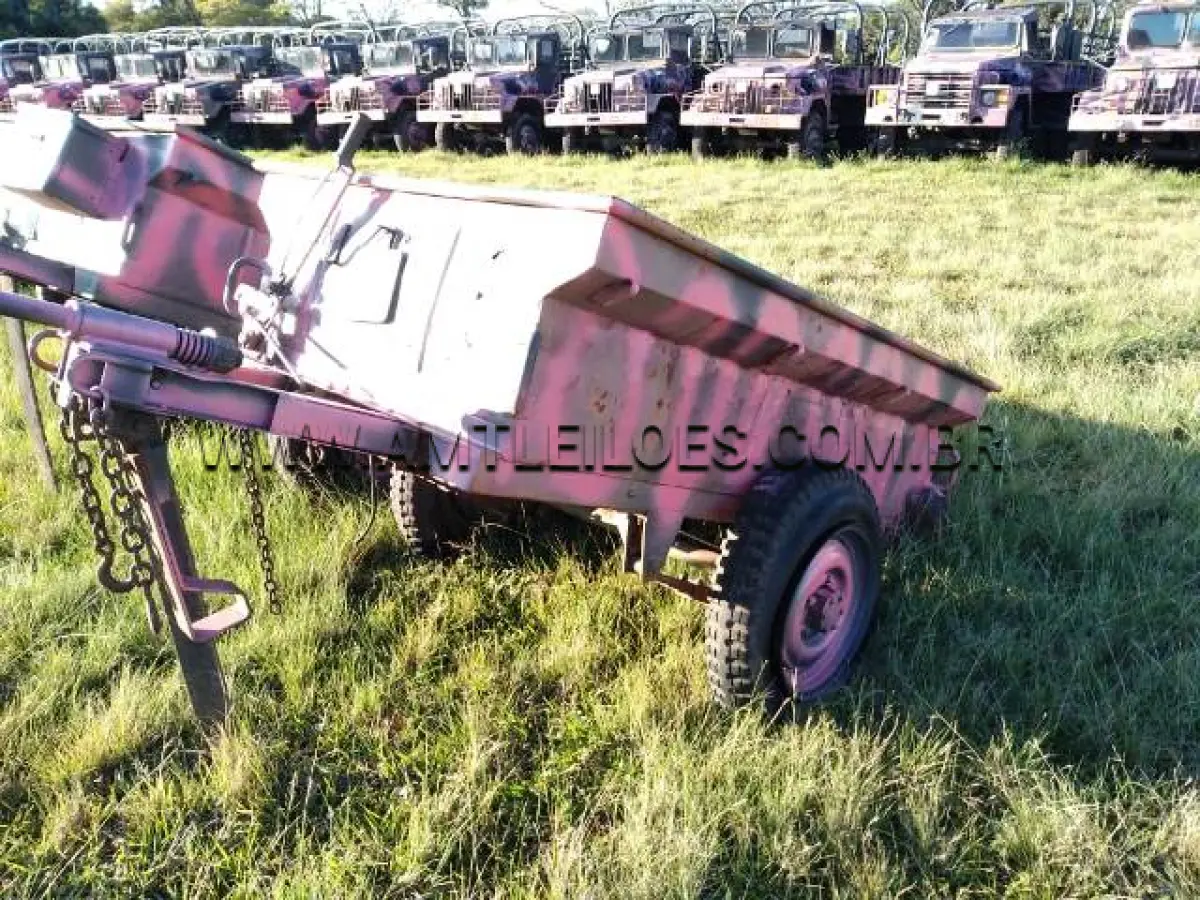 LOTE 027 - REBOQUE, MARCA SANVAS / MODELO MK 250W, ¼ Ton, 2 Rodas ; ANO: 1974
CHASSI: 08575