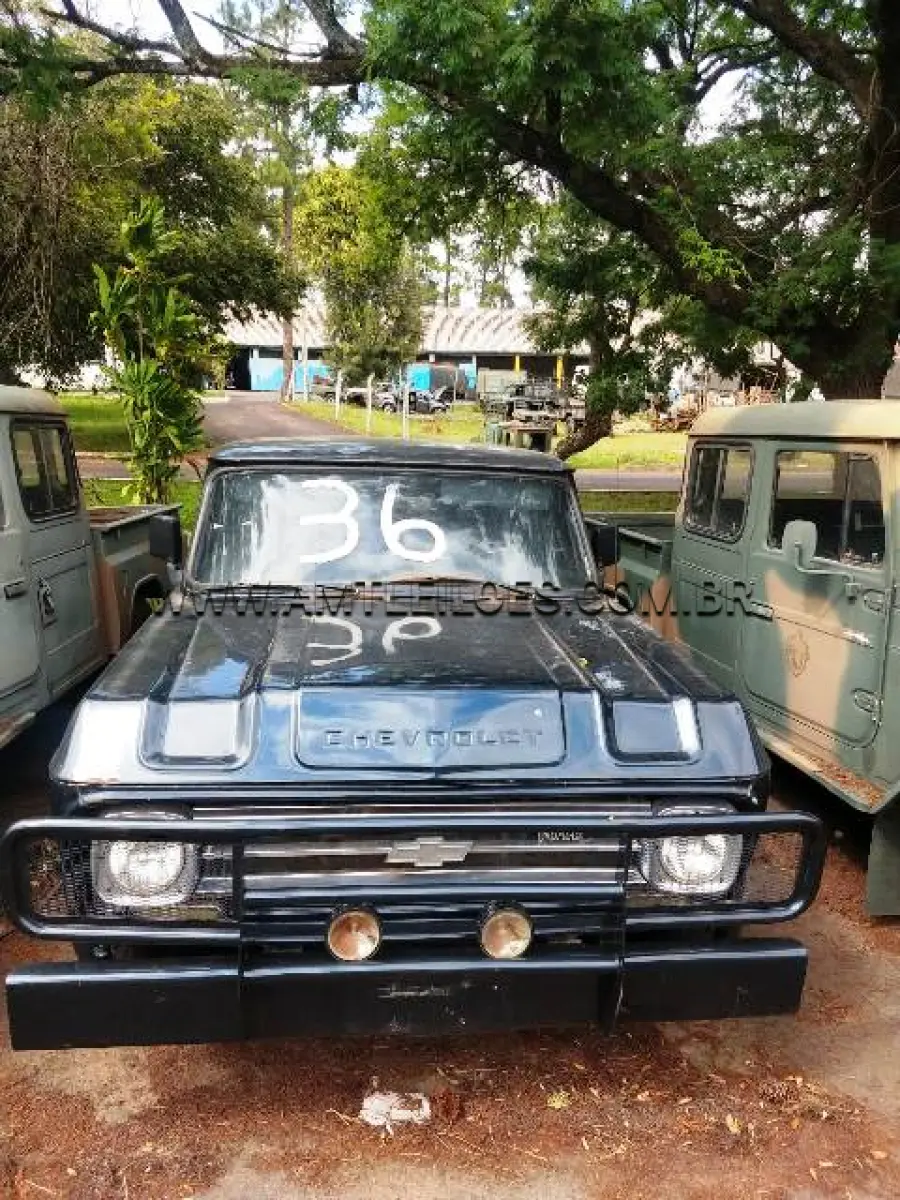 LOTE 036 - VERANEIO C1416 ou C1410 9PSG 4X2 CHEVROLET, ANO 1972, PLACA: IAW 0438, COMBUSTÍVEL: GASOLINA