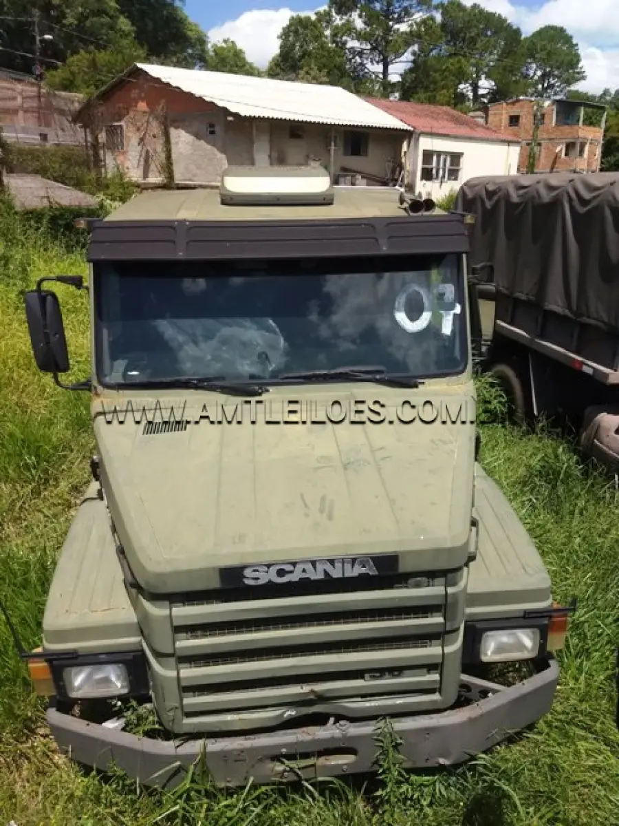 LOTE 007 - CAMINHÃO CAV MECÂNICO EMP GE T113H 80T 4X2 SCANIA ANO 1996 - PLACA: LBJ7146