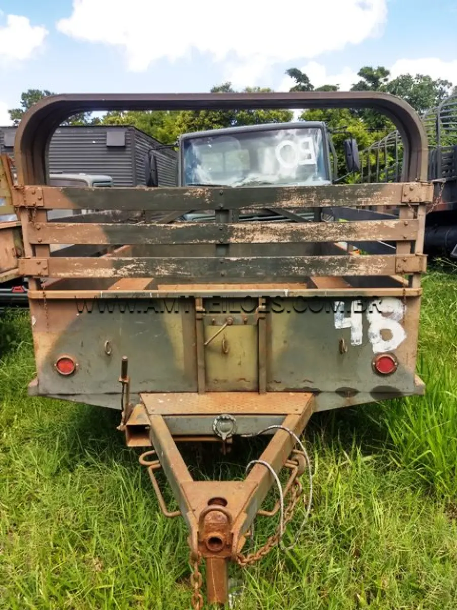 LOTE 048 - REBOQUE CARGA EMP GE 11660 3/4T 2R RODOVIÁRIA 1977