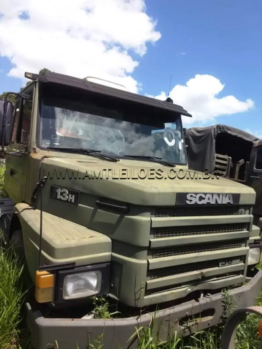 LOTE 007 - CAMINHÃO CAV MECÂNICO EMP GE T113H 80T 4X2 SCANIA ANO 1996 - PLACA: LBJ7146