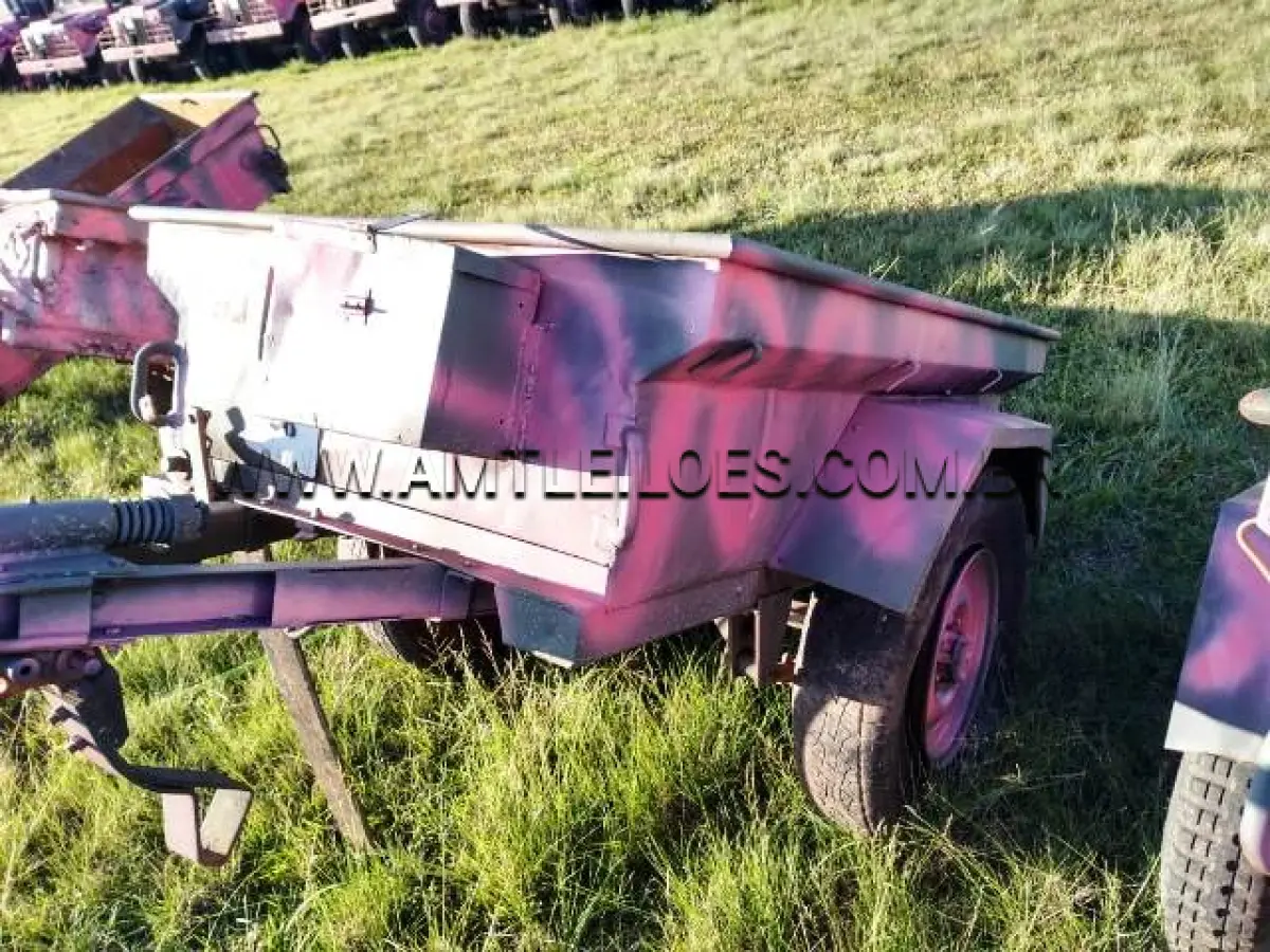 LOTE 028 - REBOQUE, MARCA SANVAS / MODELO MK 250W, 
¼ Ton, 2 Rodas ; ANO: 1974 ; CHASSI: 08475