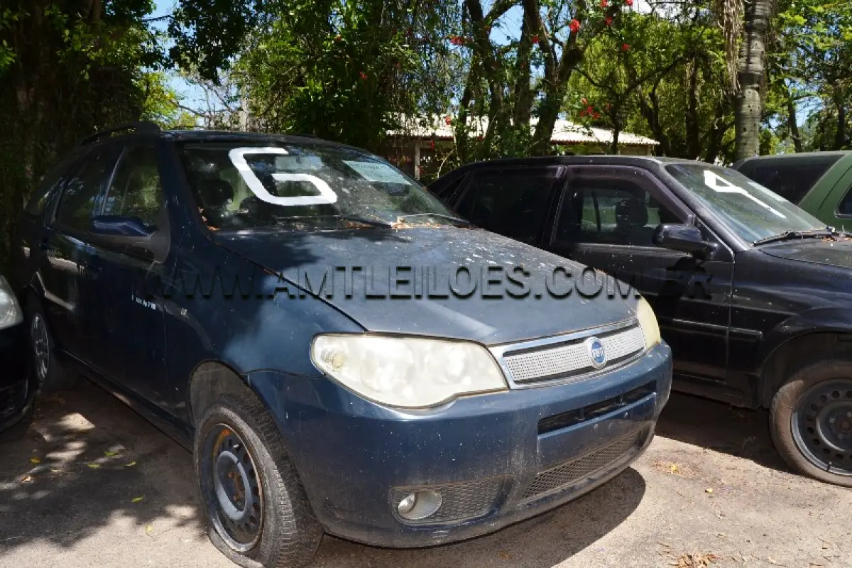 LOTE 006 - MARCA/MODELO: AUTOMÓVEL FIAT PALIO WEEK HLX FLEX, 1.8