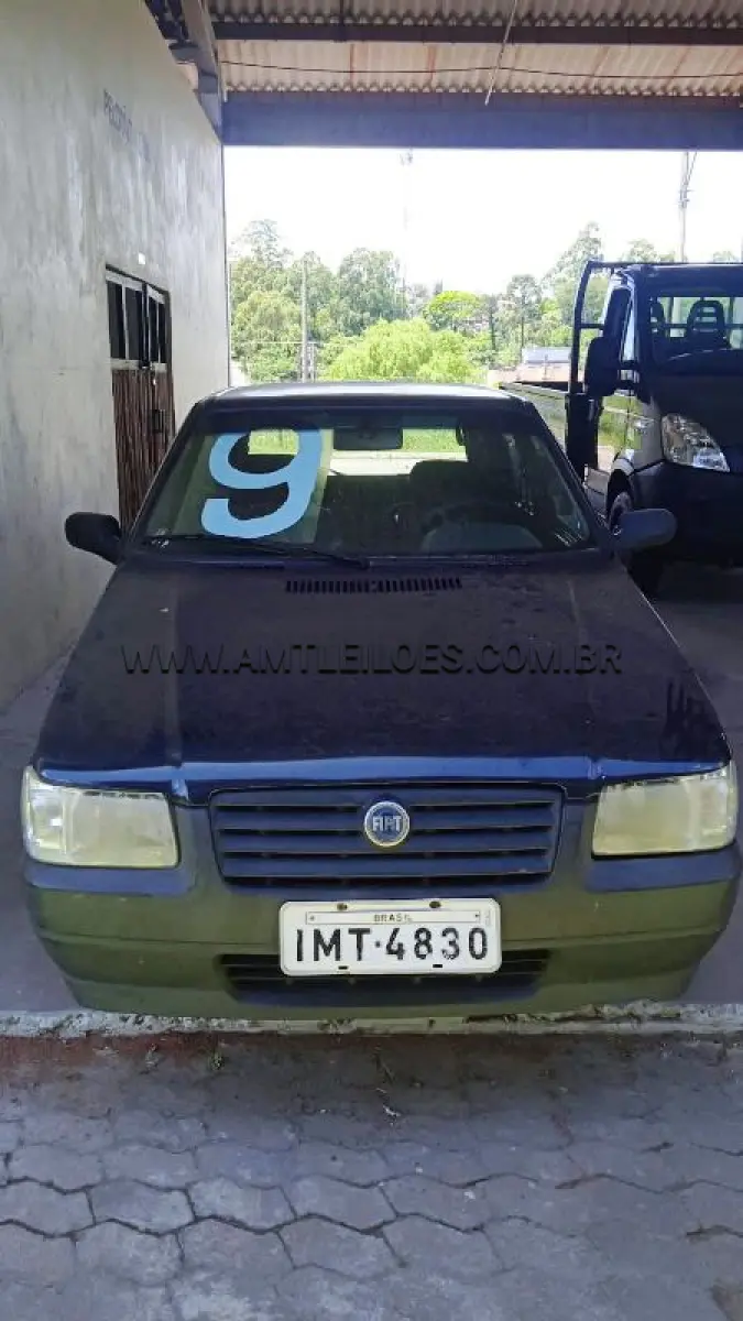 LOTE 009 - MARCA/MODELO: AUTOMÓVEL FIAT UNO MILLE ECONOMY