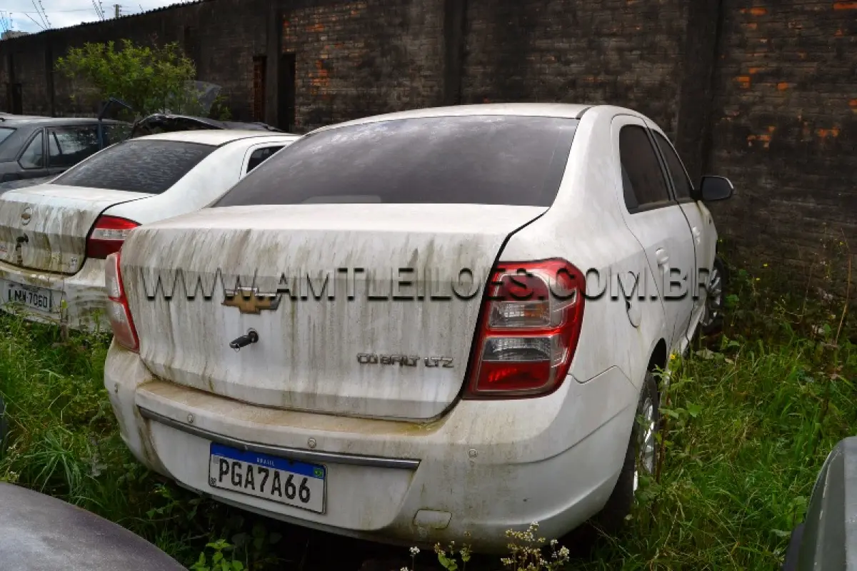 LOTE 002 - CHEVROLET/COBALT 1.4 LTZ, Placa: PGA7A66, UF: RS; Ano/Mod: 2012; Cor: Branca, RENAVAM: 470644079; Chassi: 9BGJC69X0CB315252; Motor: BK1034551.