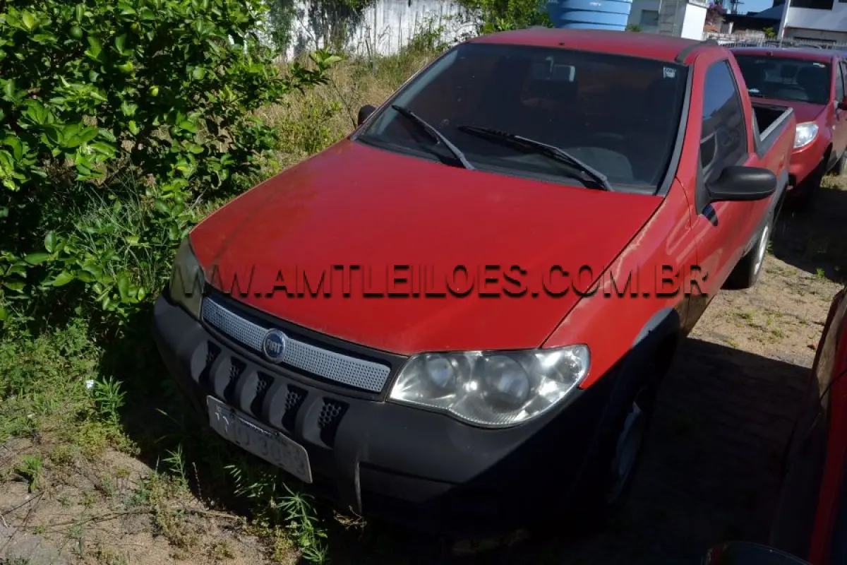 LOTE 016 - AUTOMÓVEL CARGA; FIAT/STRADA FIRE FLEX, Placa: INO3853, UF: RS; Ano: 2006; Cor: Vermelha, RENAVAM: 906293111; Chassi: 9BD27803A72550908; Motor: 178F30117344758.