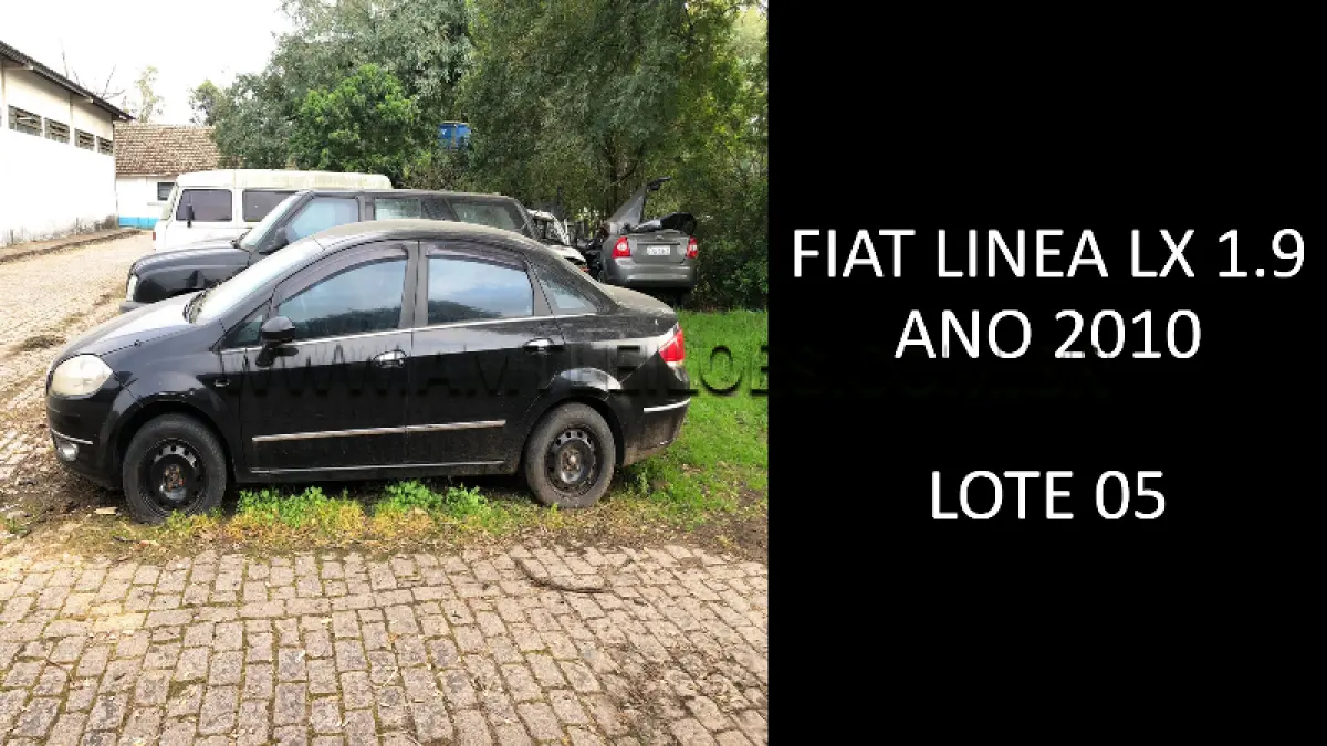 LOTE 005 - MARCA/MODELO: FIAT LINEA LX 1.9, ANO: 2010.
