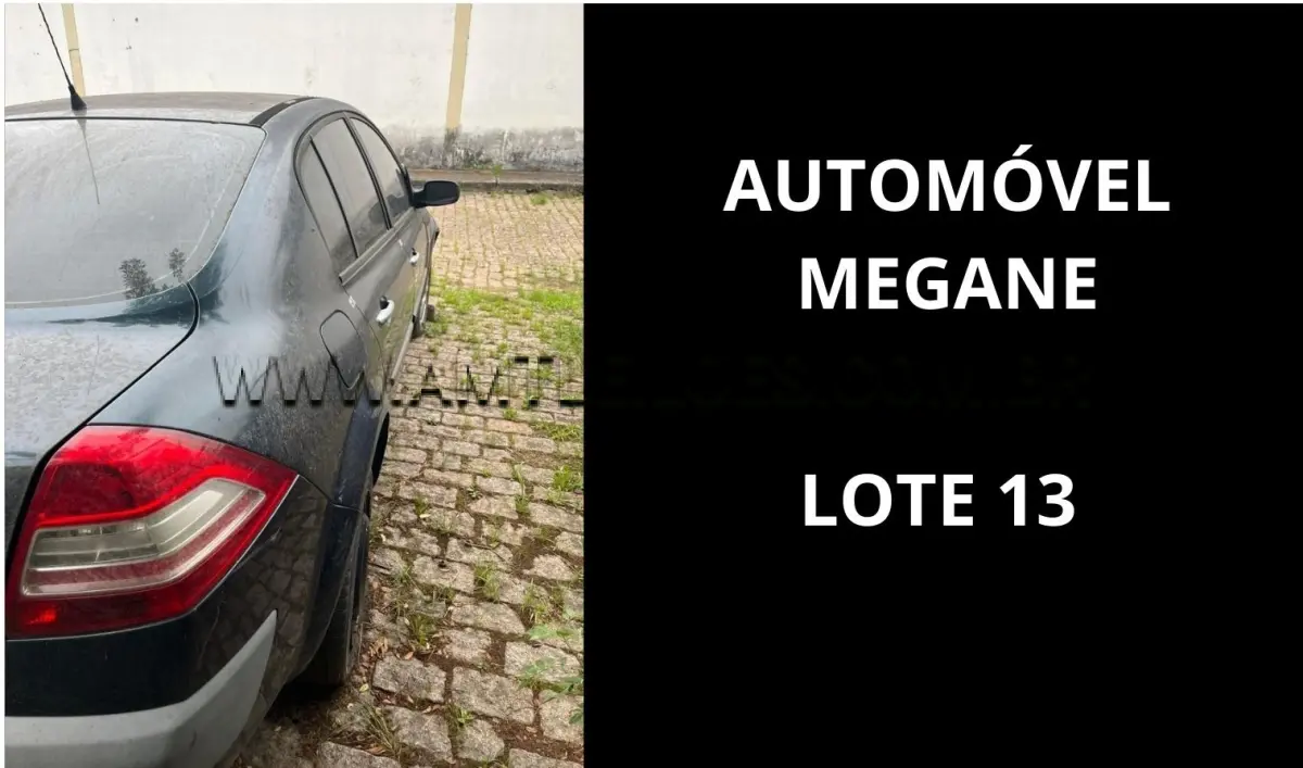LOTE 013 - MARCA/MODELO: AUTOMÓVEL REPRES RENAULT / MEGANE SEDAN 2.0 EXPR 05PSG 4X2, ANO: 2006.