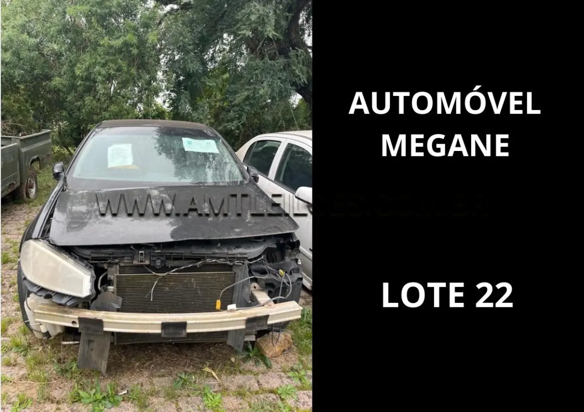 LOTE 022 - MARCA/MODELO: AUTOMÓVEL EMP GE RENAULT / MEGANE SEDAN 2.0 DYN 05PSG 4X2, ANO: 2007.