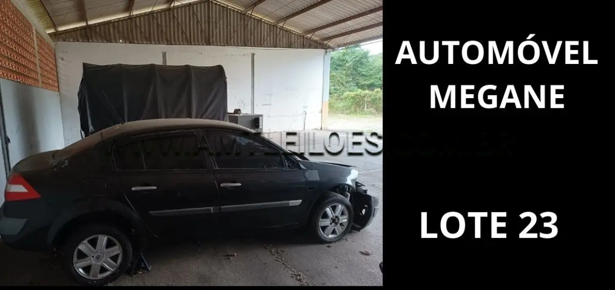 LOTE 023 - MARCA/MODELO: AUTOMÓVEL EMP GE RENAULT / MEGANE SEDAN 2.0 DYN 05PSG 4X2,  ANO: 2009.