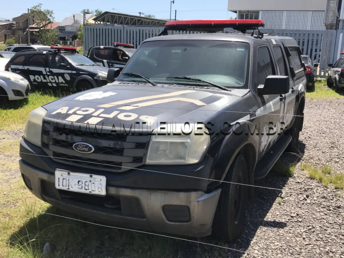 LOTE 008 - I/FORD RANGER XL 13P, ANO/MODELO: 2009/2010