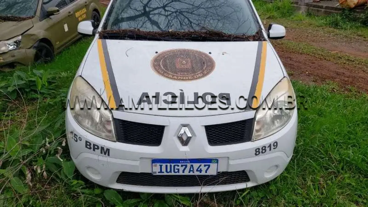 LOTE 013 - RENAULT/SANDERO EXP 16HP, ANO/MODELO: 2013/2013
