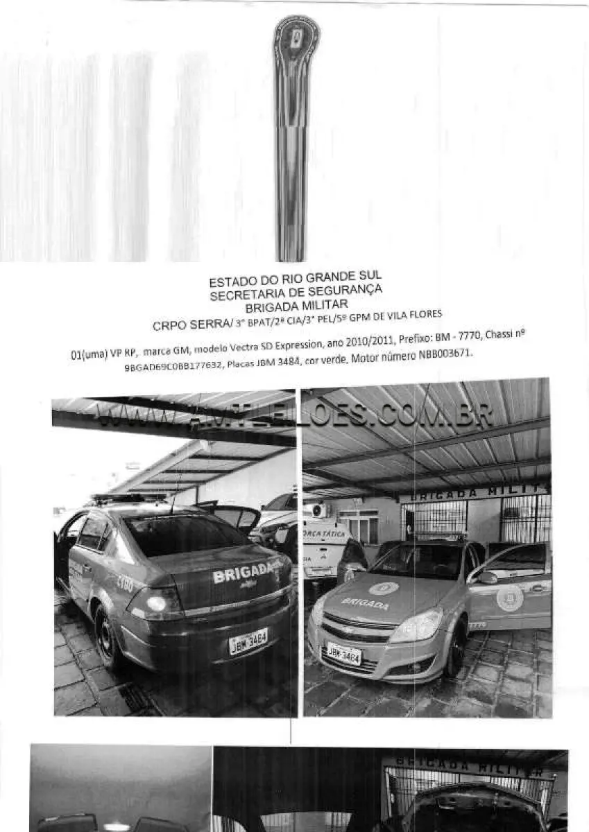 LOTE 057 - GM/VECTRA SD EXPRESSION, ANO/MODELO: 2010/2011