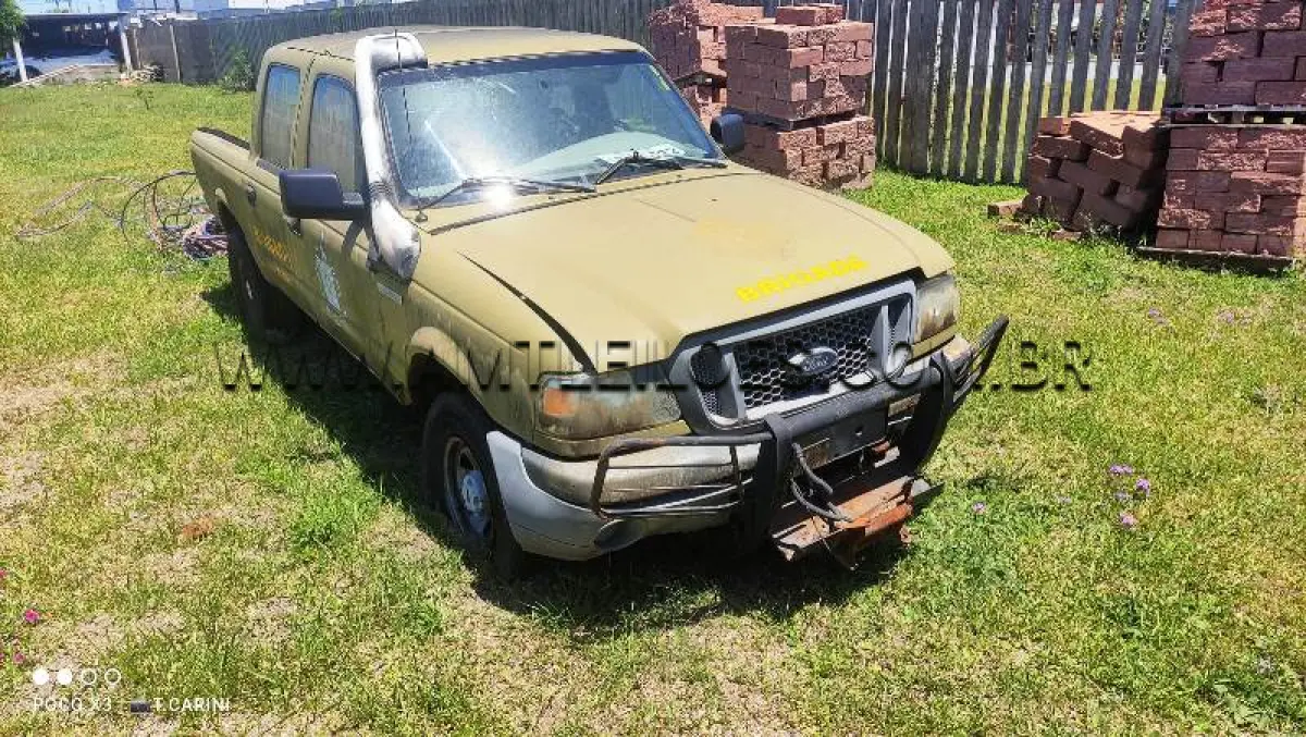 LOTE 104 - I/FORD RANGER XL 13P, ANO/MODELO: 2009/2009