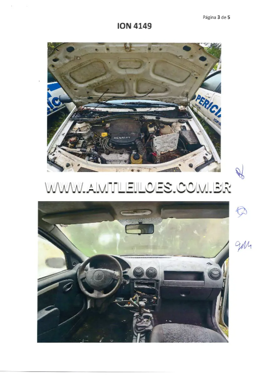 LOTE 153 - RENAULT/LOGAN EXP 16, ANO/MODELO: 2007/2008