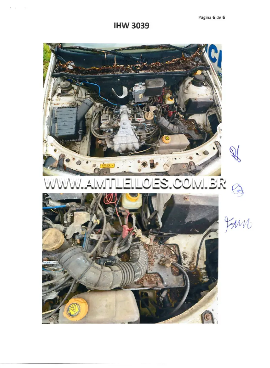 LOTE 152 - FIAT/PALIO 1.5, ANO/MODELO: 1998/1998