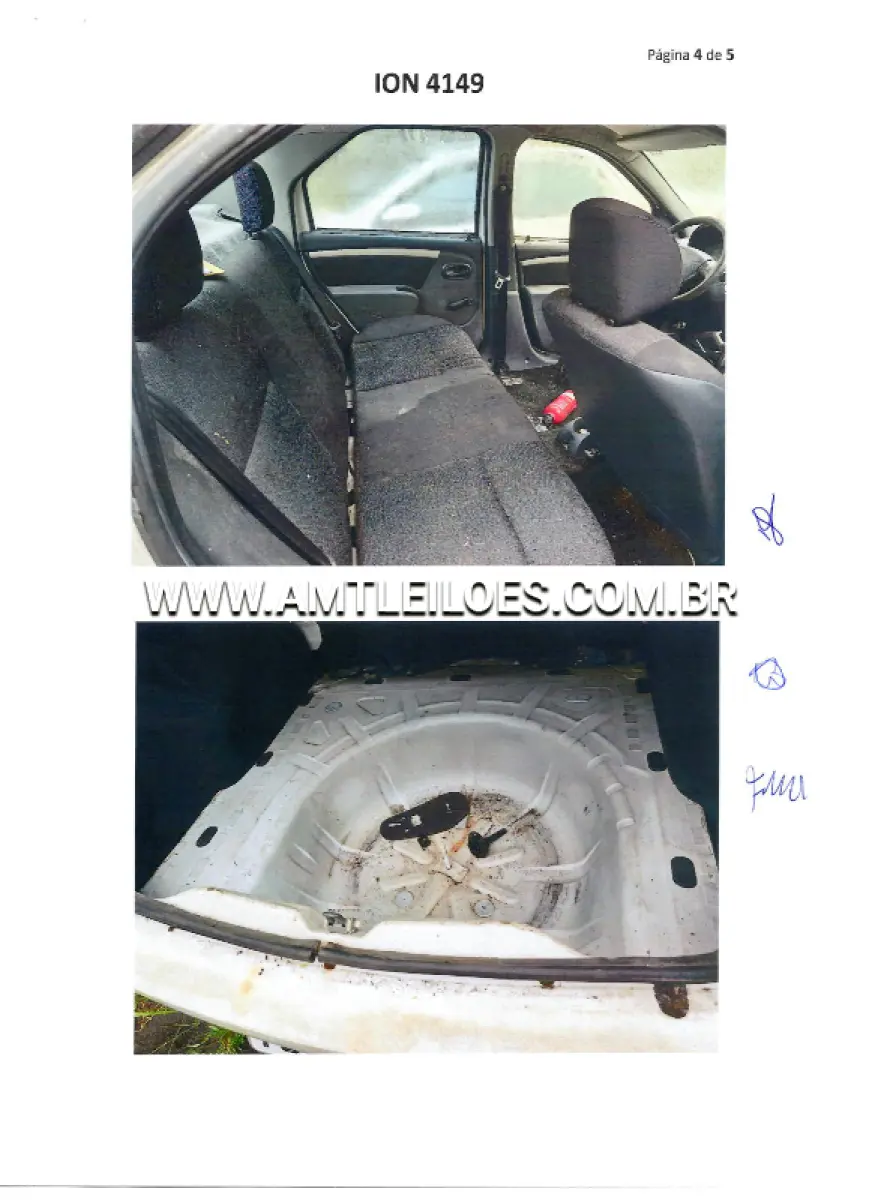 LOTE 153 - RENAULT/LOGAN EXP 16, ANO/MODELO: 2007/2008