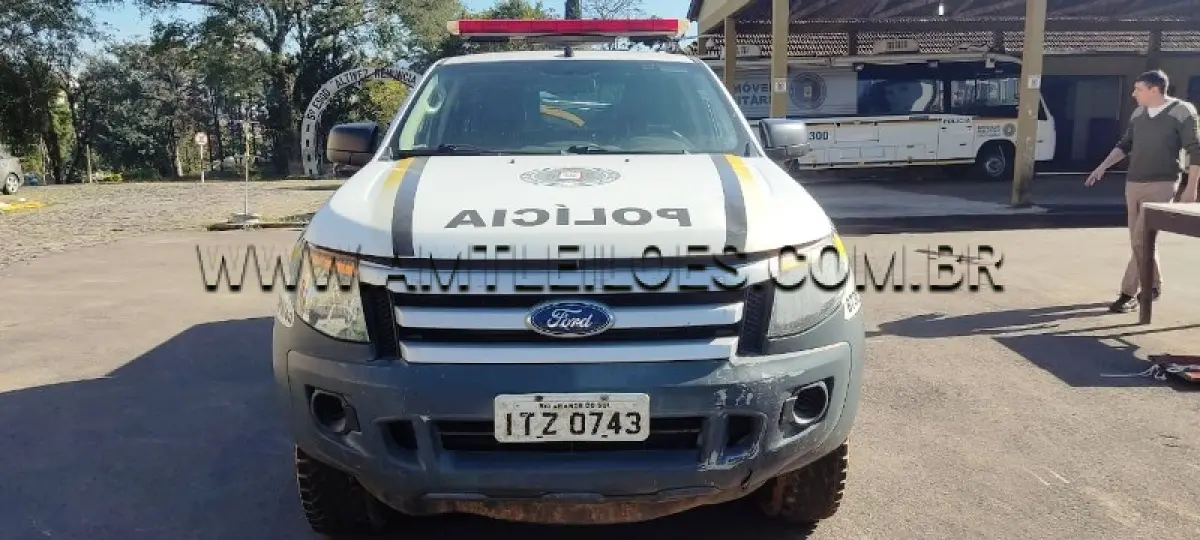 LOTE 161 - I/FORD RANGER XL CD4 22, ANO/MODELO: 2012/2013