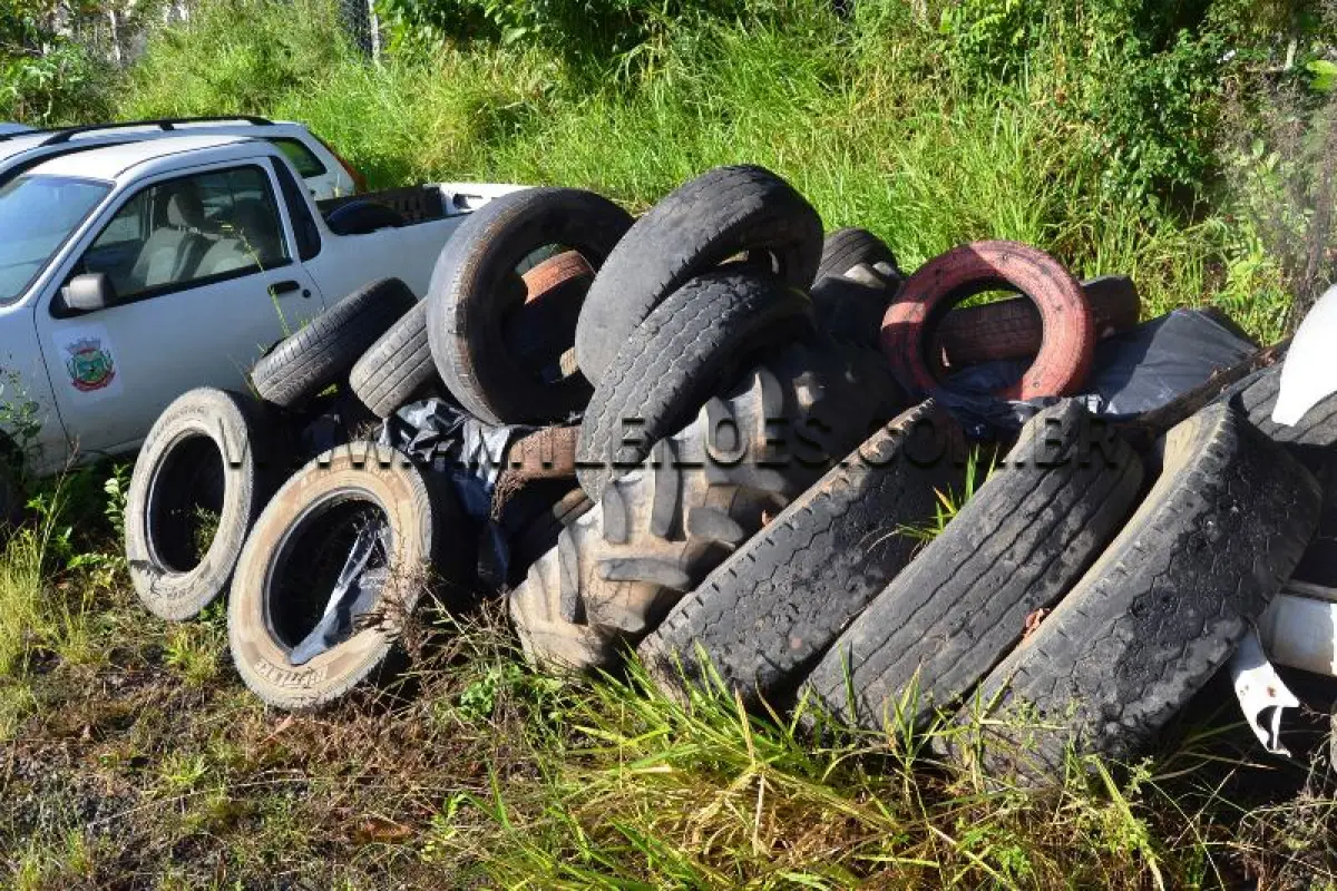 LOTE 032 - LOTE COMPOSTO DE PNEUS COM DIVERSOS AROS (DIÂMETROS).EM TORNO DE 150 UNIDADES.