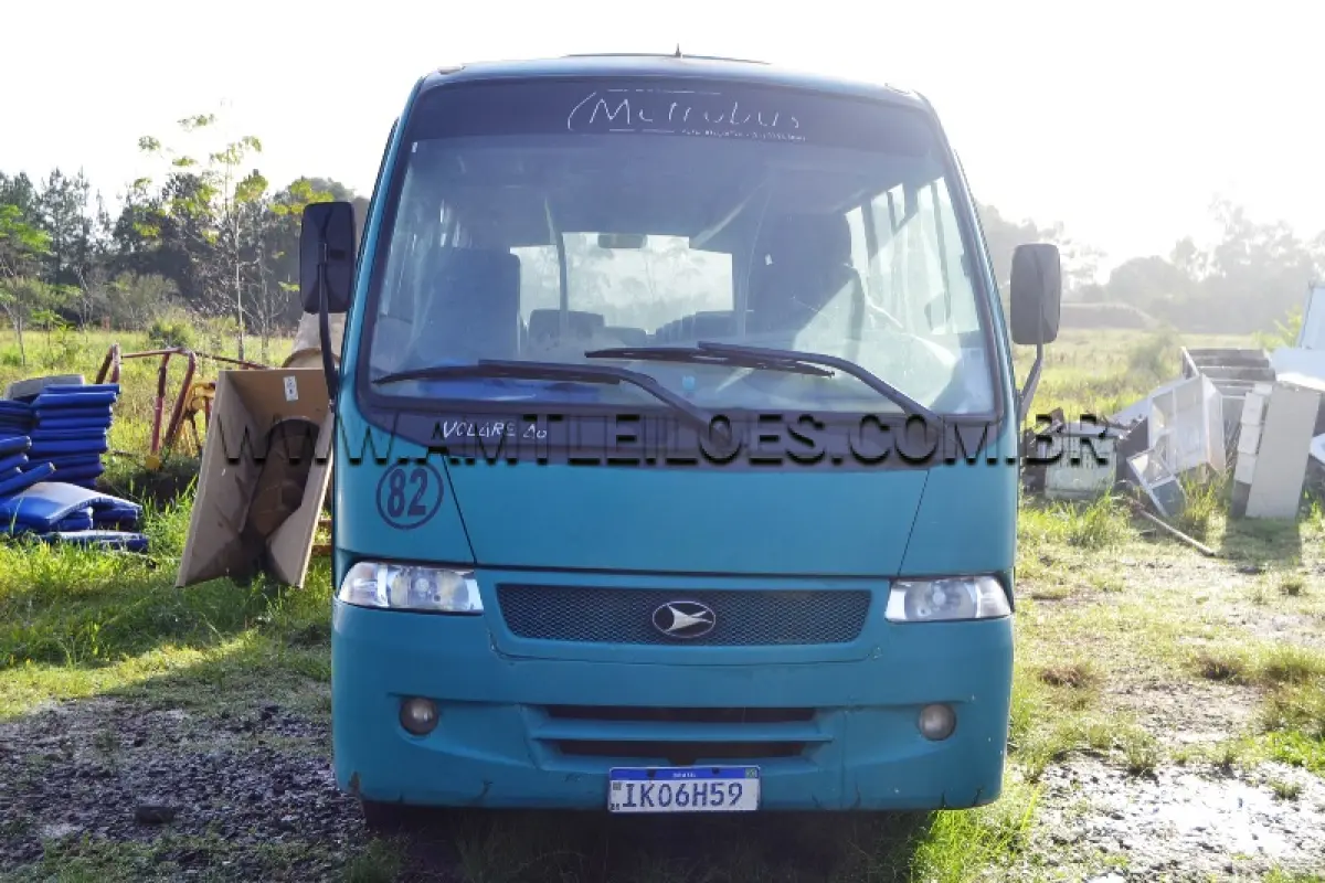 LOTE 025 - ONIBUS MARCOPOLO/ VOLARE LOTAÇÃO 24P/131CV, PLACA: IKO 6759,  DIESEL, ANO/MODELO: 2002/2002.
