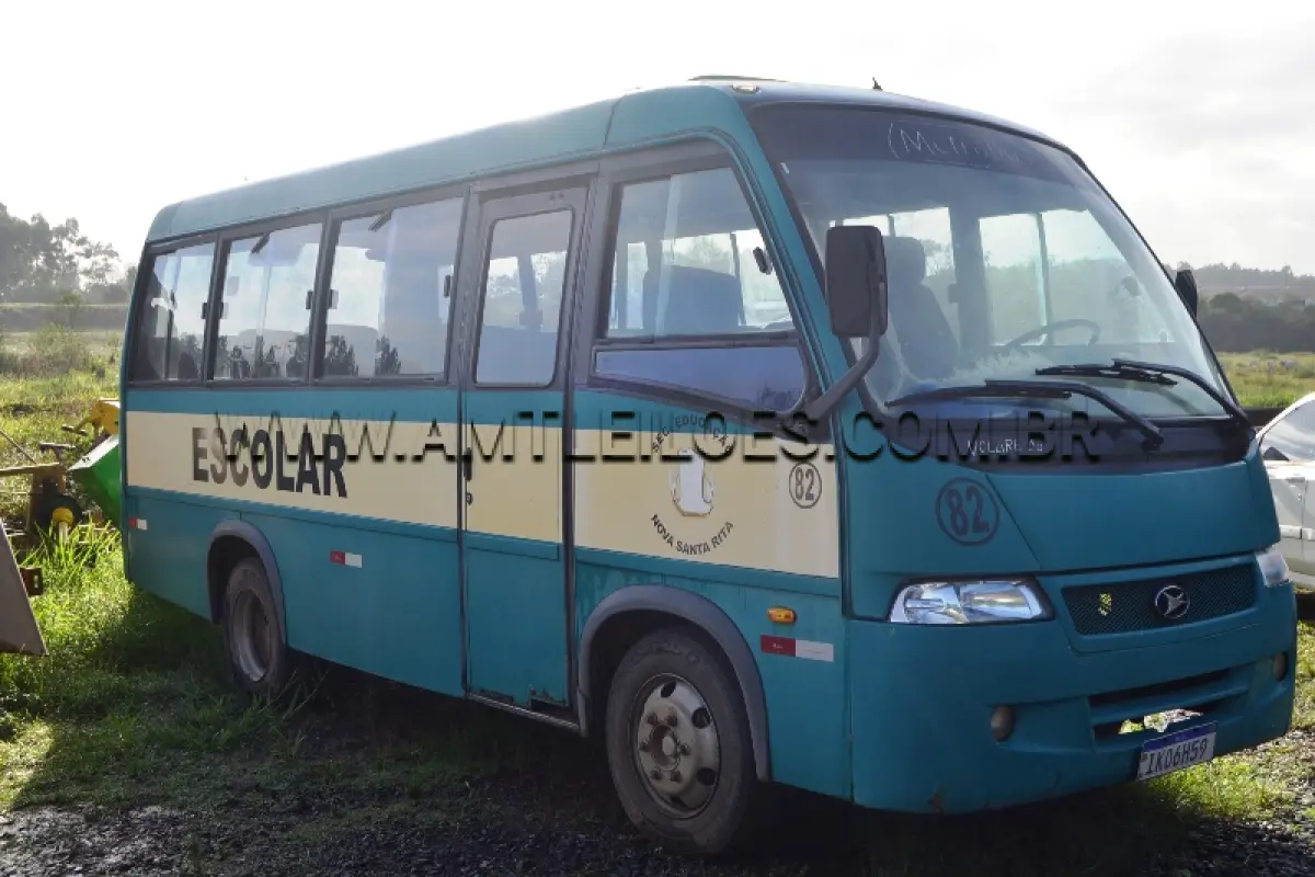 LOTE 025 - ONIBUS MARCOPOLO/ VOLARE LOTAÇÃO 24P/131CV, PLACA: IKO 6759,  DIESEL, ANO/MODELO: 2002/2002.