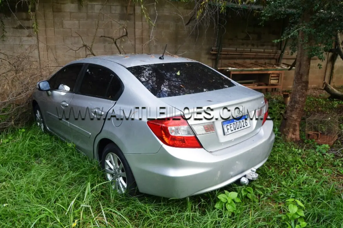 LOTE 006 - HONDA / CIVIC LXL /  PLACA: FEQ0D26 /ANO: 2012
