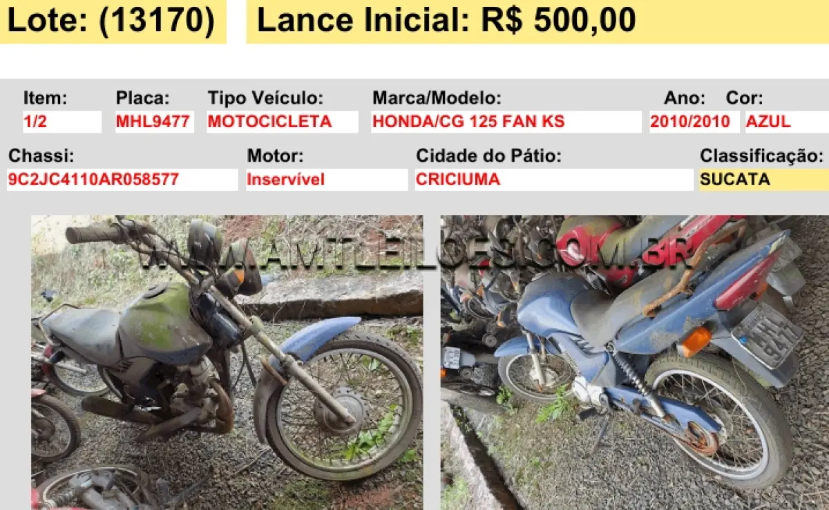 LOTE 13170