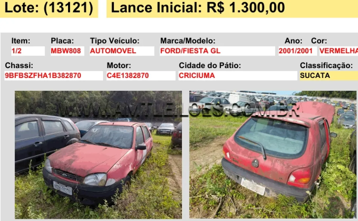 LOTE 13121