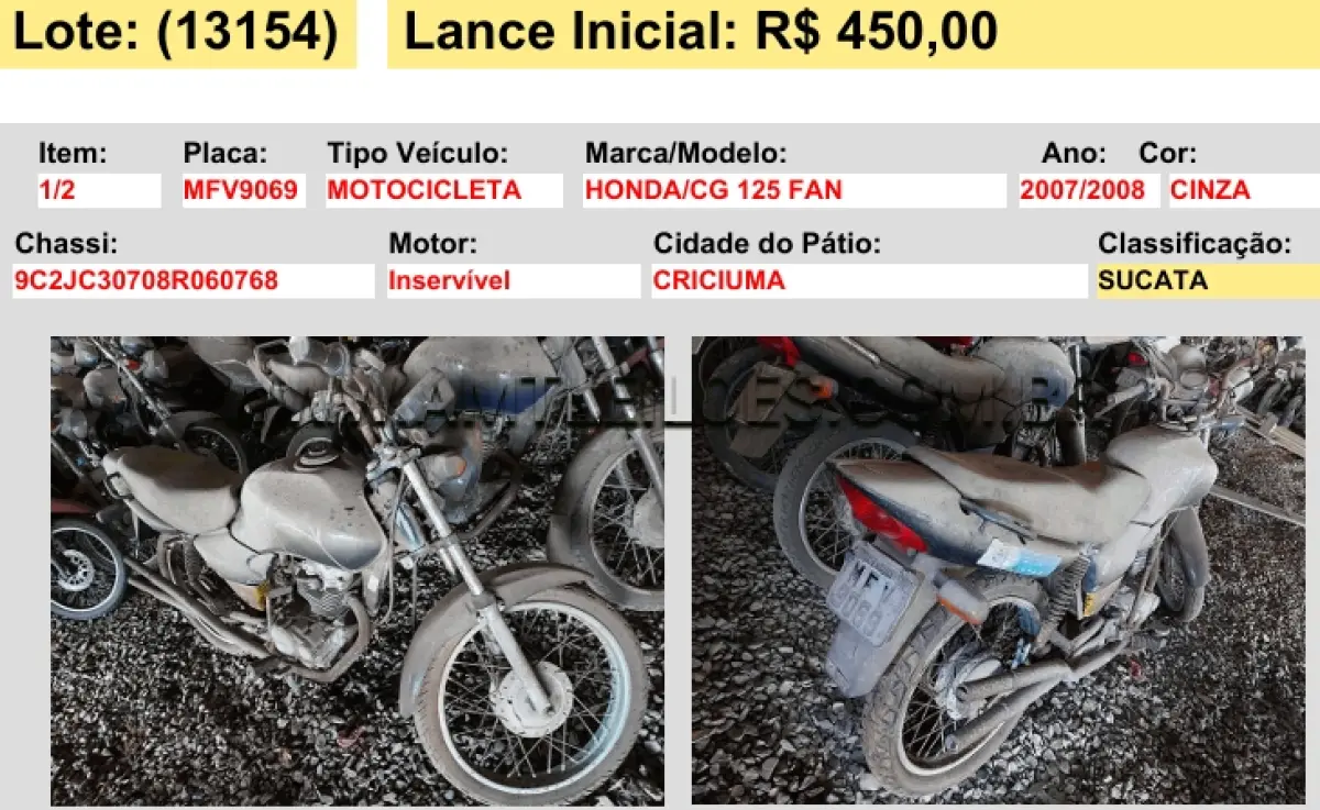 LOTE 13154