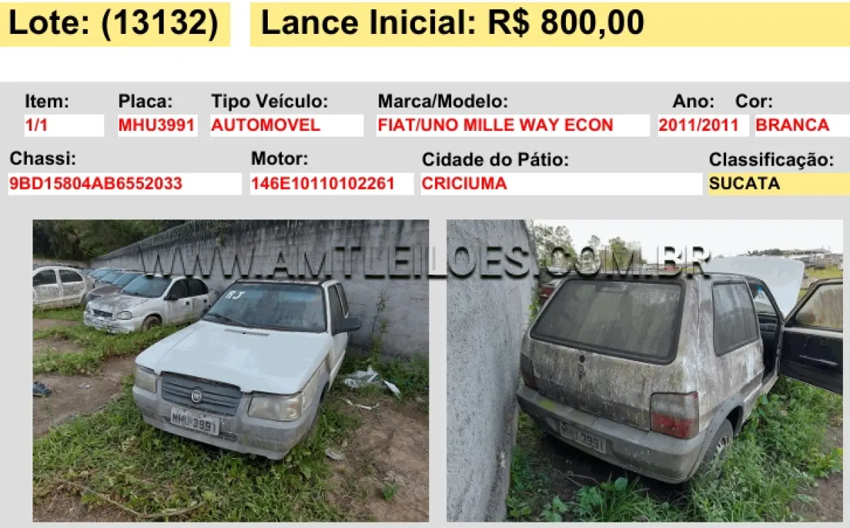 LOTE 13132